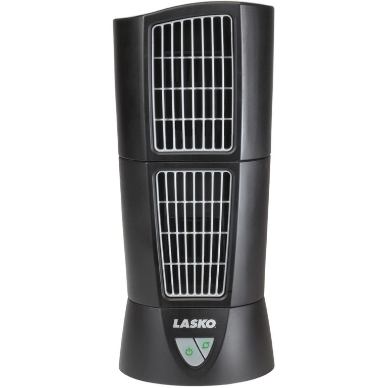 Ventilador de mesa Lasko, negro
