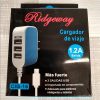 Cargador con 3 salidas USB