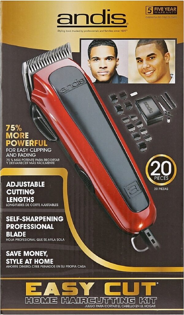 Andis Clippers - Kit de corte de cabello para el hogar Easy Cut