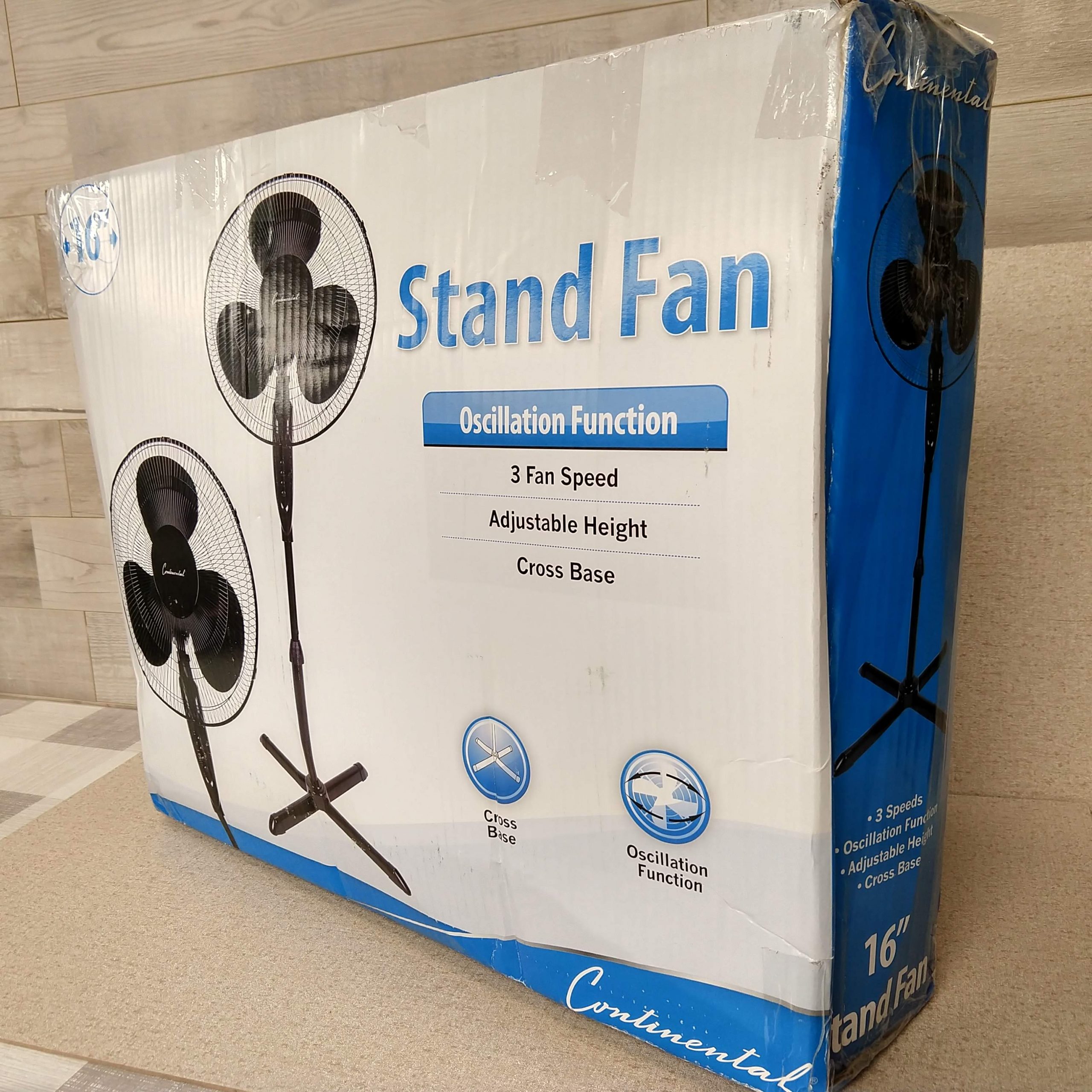 Ventilador de pie, 16 " 3 velocidades