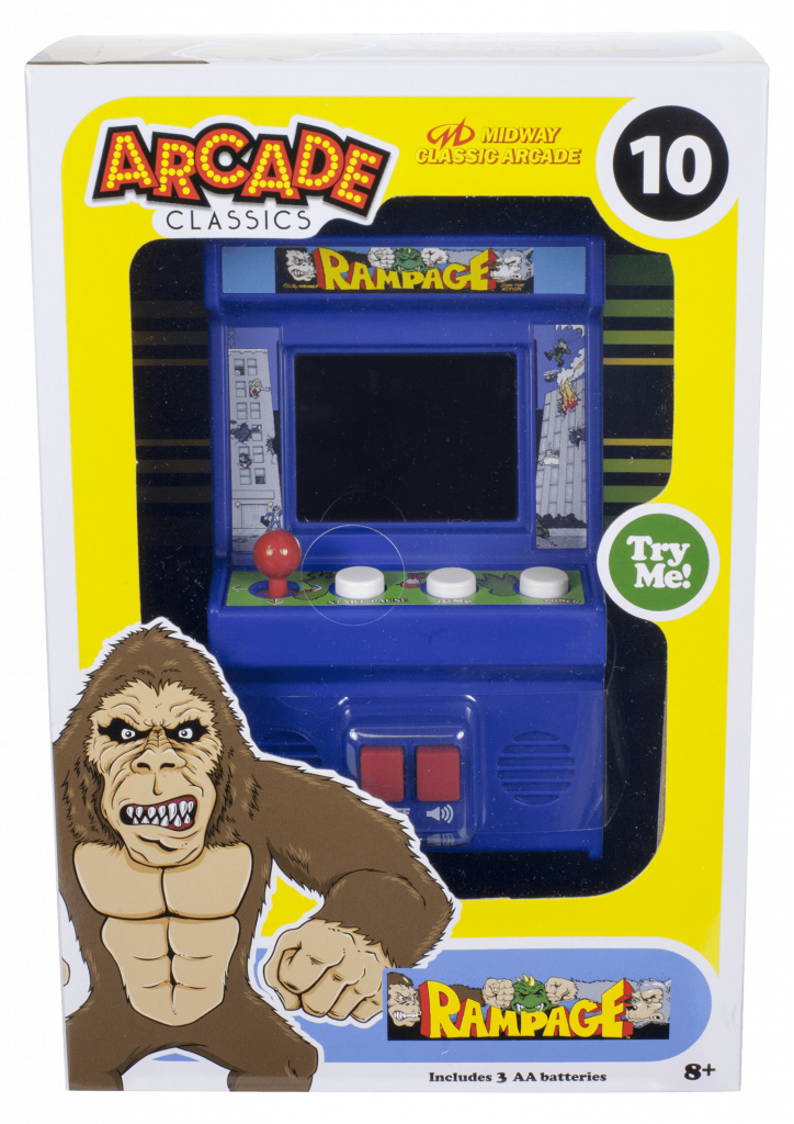 Arcade Classics - Rampage Mini Arcade Game