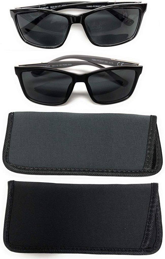 Lentes de sol unisex clásicos bifocales