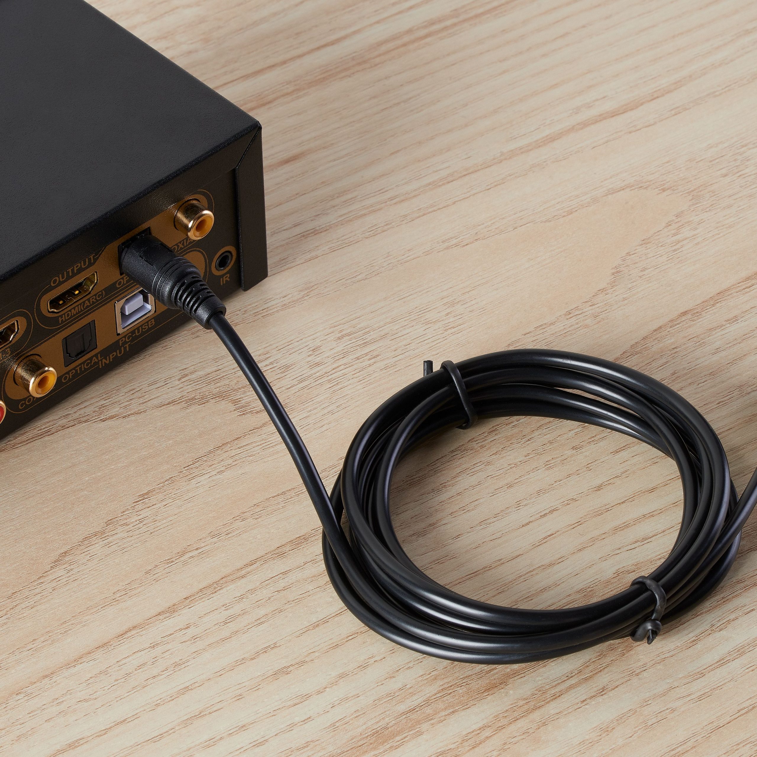 onn. Cable óptico de 4 pies - Imagen 2