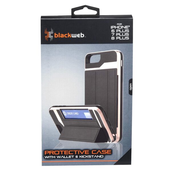 Funda protectora Blackweb para iPhone 6+, iPhone 7+ y iPhone 8+