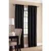Paquete de 2 cortinas color negro - Mainstays