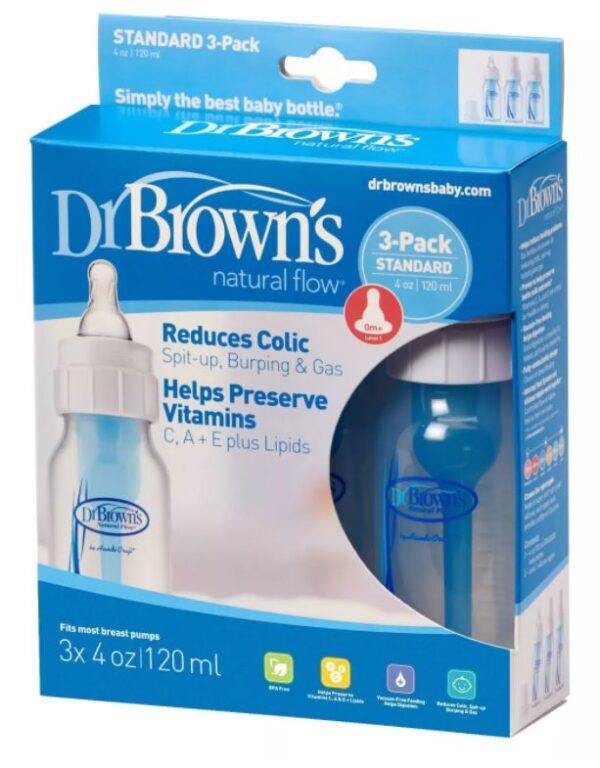 Paquete de 3 biberones - Dr. Brown's Natural Flow