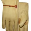 Guante de piel de cabra de color dorado Hyper Tough