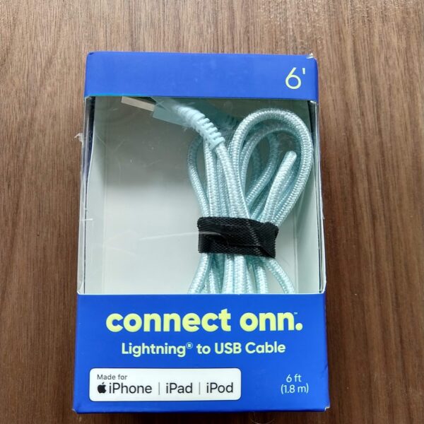Cargador para iPhone de 6 pies - onn