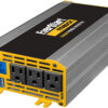 Inversor de corriente automotriz Everstart MAXX de 1500 vatios con alimentación USB y pantalla digital