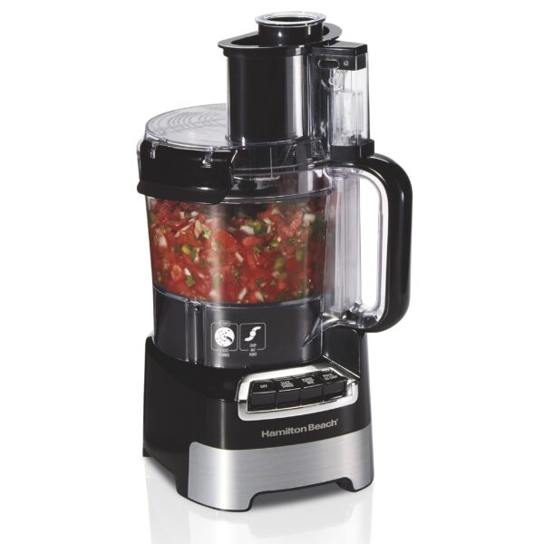 Procesador de alimentos Hamilton Beach Stack & Snap para 10 tazas