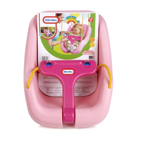Columpio Little Tikes 2 en 1 Snug 'n Secure Pink Swing