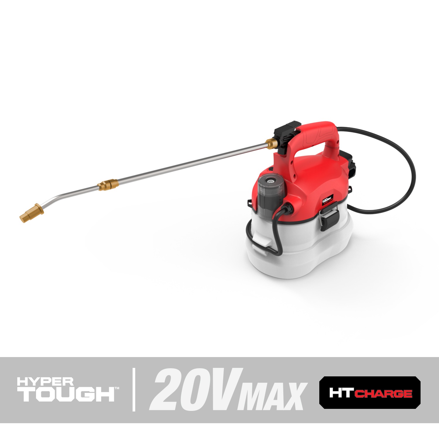 Rociador de jardín Hyper Tough 20V MAX inalámbrico de 1 galón
