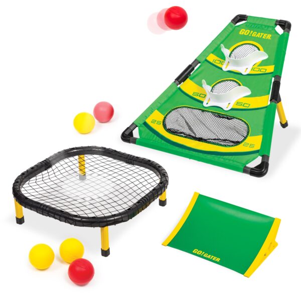 Juego Rollin Rebounder, juego de jardín al aire libre para todo clima