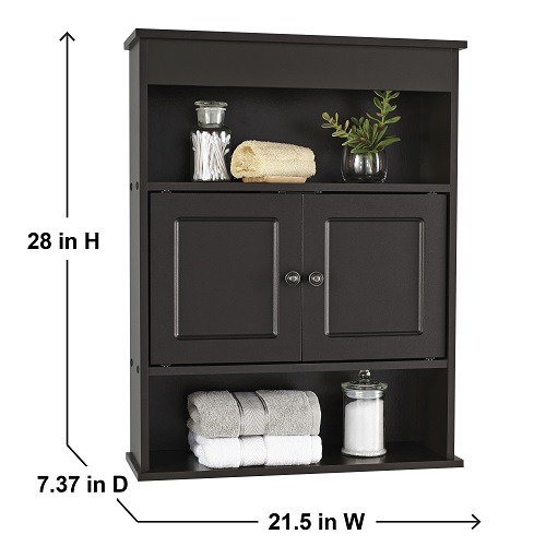 Gabinete de pared para baño - Mainstays - Imagen 2