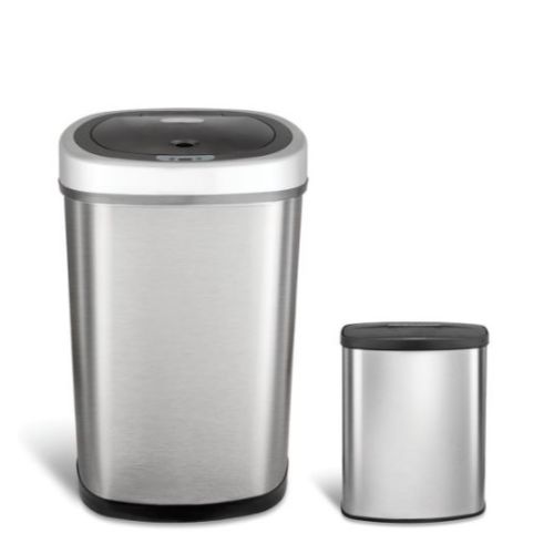 Combo de 2 botes para basura con sensor de movimiento Marca: Nine Stars - Imagen 2