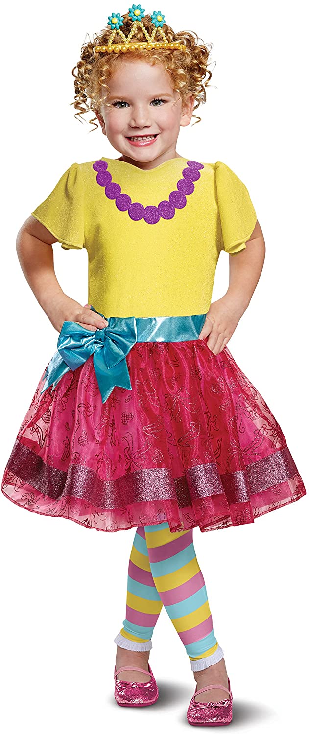 Disfraz De Lujo De Niña - Marca Disguise - Talla: (3T-4T)