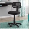 Silla operativa de malla color Negro Marca Mainstays
