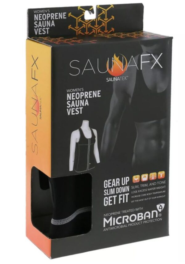 Chaleco adelgazante de neopreno para mujer Marca SaunaFX Talla L