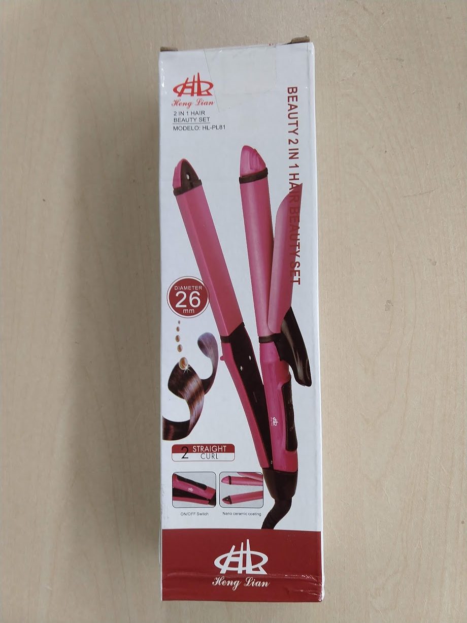 Rizador y Plancha De Cabello Marca Heng Lian – Segunda que Barato