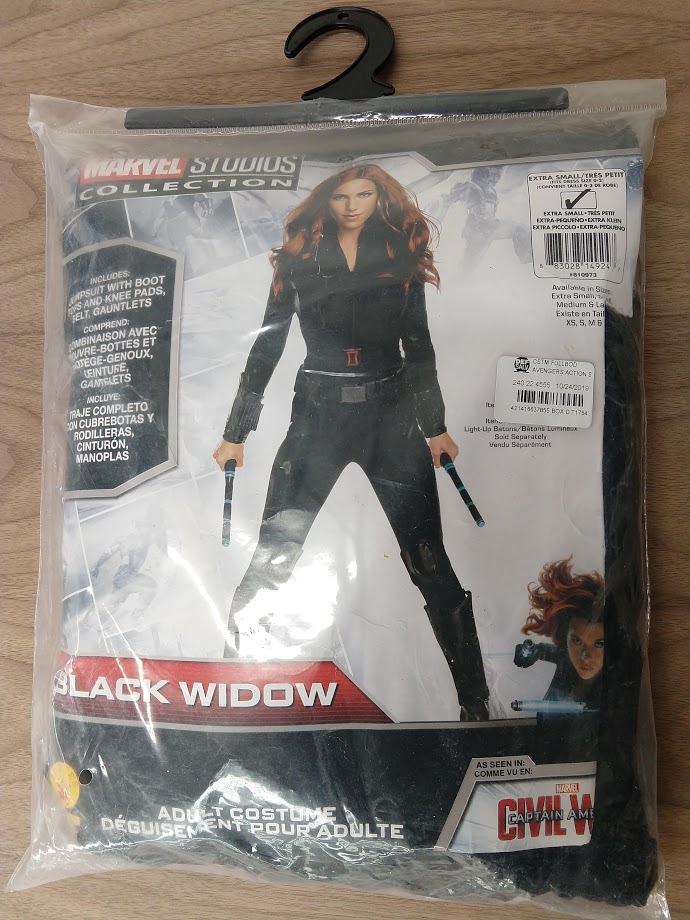 Disfraz De Black Widow Cuerpo Completo - Talla: XS - Imagen 2
