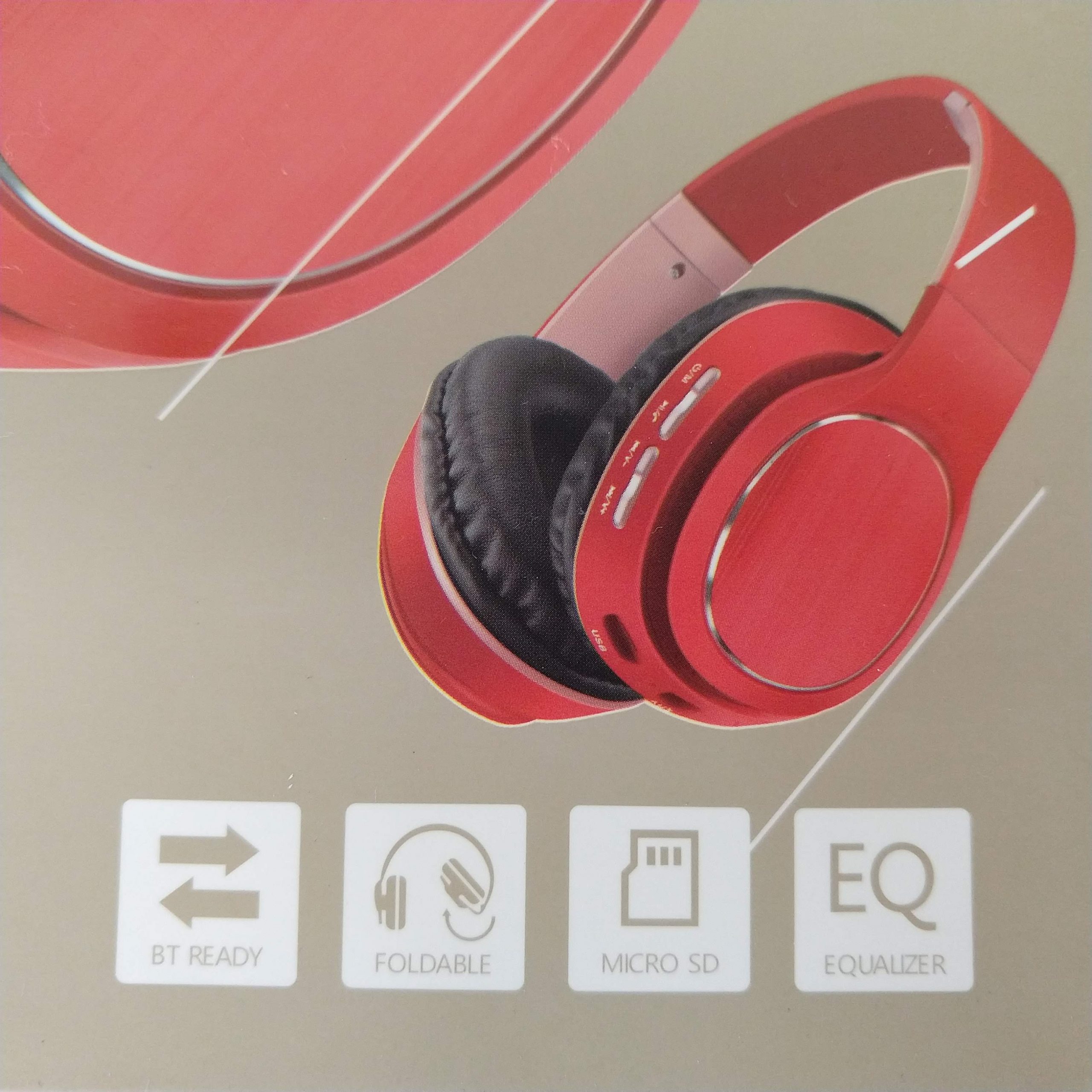 Audífonos Inalámbricos De Diadema Con Entrada MicroSD - Imagen 2