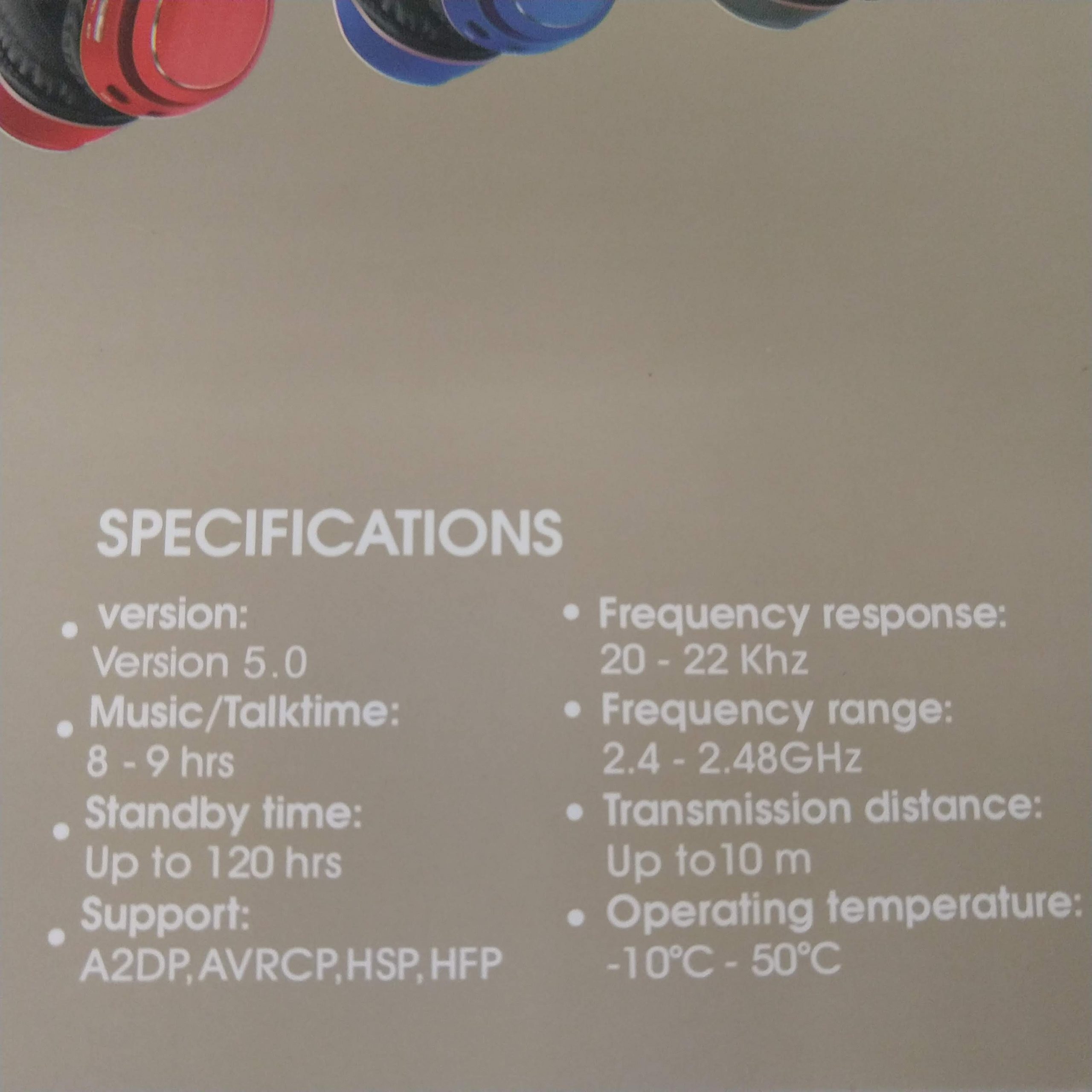 Audífonos Inalámbricos De Diadema Con Entrada MicroSD - Imagen 4