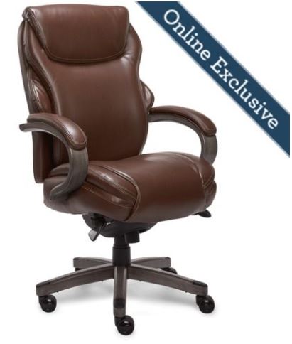 Silla ejecutiva Clayton Color Cafe, marca LaZboy