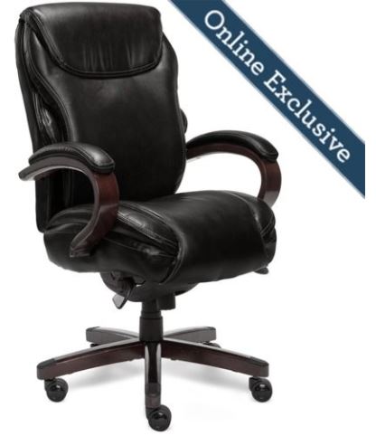 Silla ejecutiva Clayton Color Negro, marca LaZboy