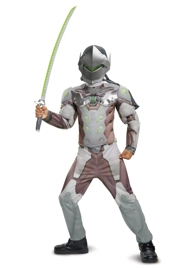 Disfraz De Genji Personaje De Overwatch - Talla M (7-8)