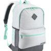 Mochila Color Gris Con Verde Claro Marca Adidas