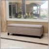 Ottoman con almacenamiento de Tela color Arena Marca Noble House