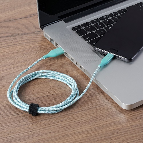 Cable de carga USB-C 6 ft Marca BlackWeb - Imagen 2