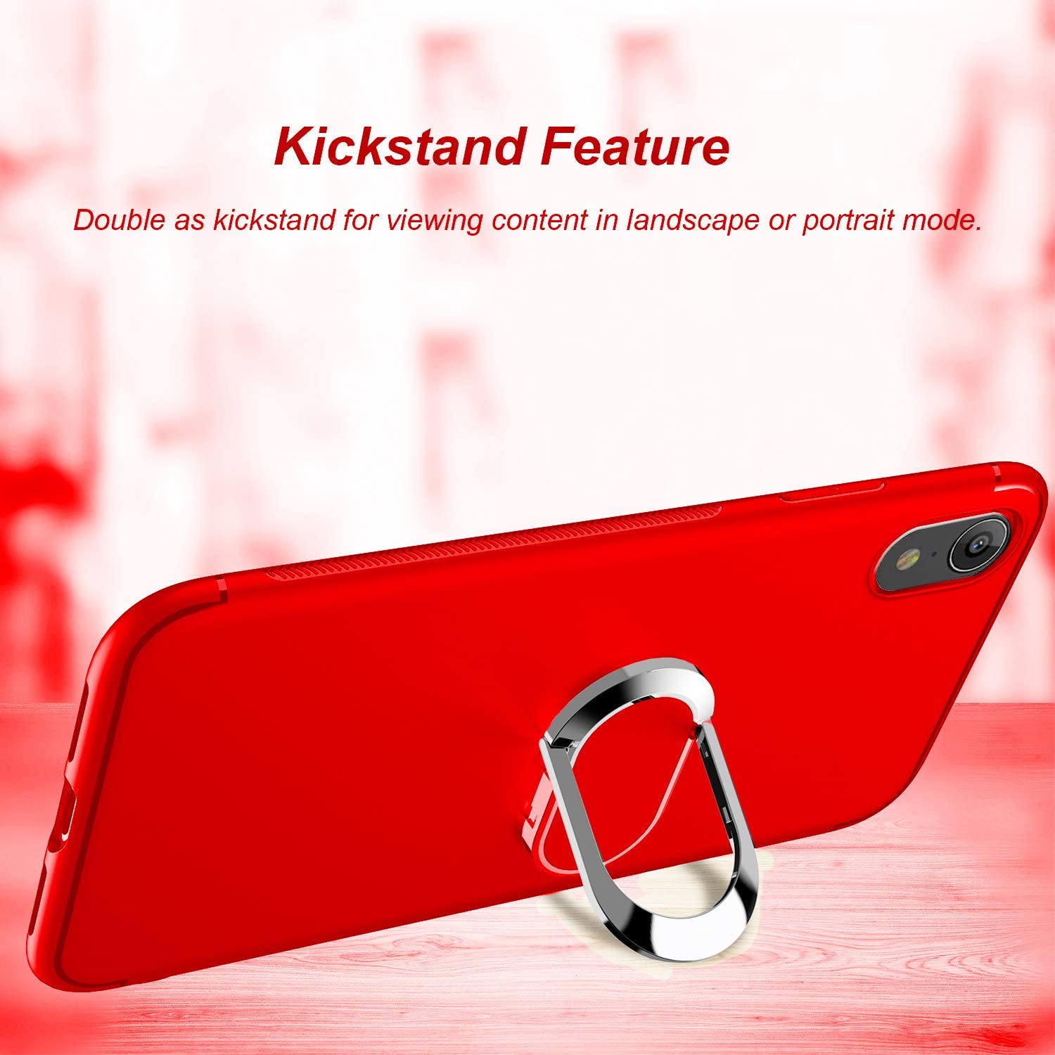 Case Para Celular IPhone Xr - Rojo - Imagen 3