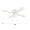 Ventilador de 106 cm Harbor Breeze