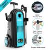 Lavadora eléctrica a presión 2610PSI, 1.85GPM iRozce