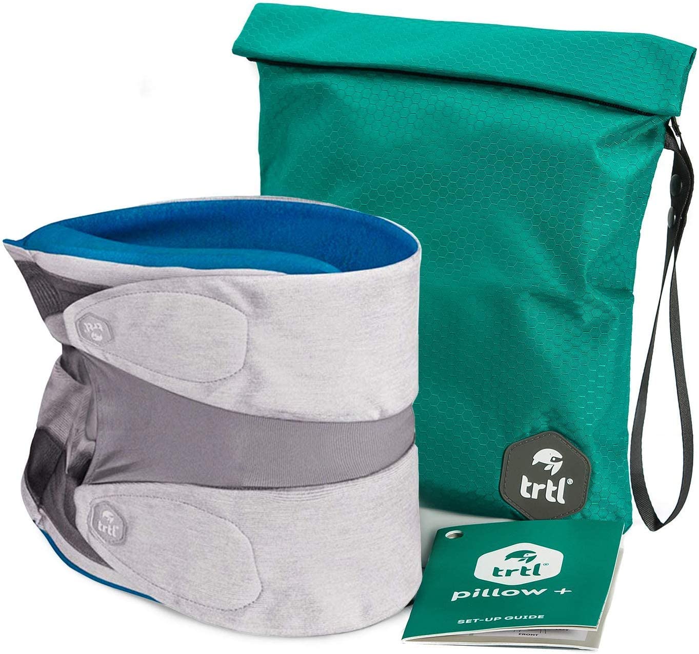 Almohada Portátil Ajustable Con Mochila de Transporte Marca Pillow+