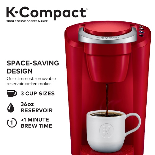 Cafetera K-Compact de capsulas Marca Keurig - Imagen 2