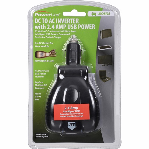 Inversor con alimentación y USB de 2.4 imperios PowerLine - Imagen 2