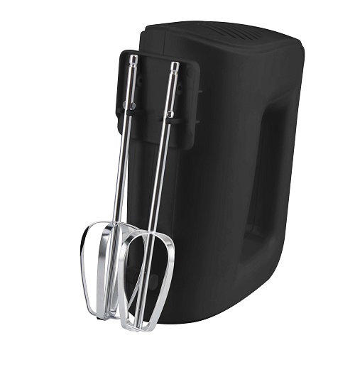 Batidora de mano de 5 velocidades con cable, color negra -Mainstays - Imagen 2