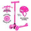 Combo de Scooter De 3 Ruedas + Casco - Marca HALO jr