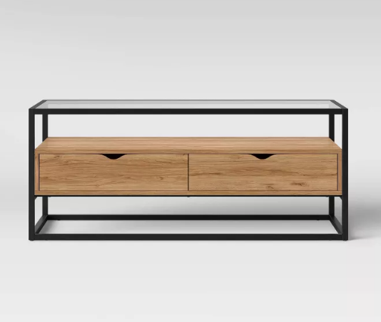 Mesa de Centro ADA de Madera con Tapa de Cristal - Imagen 2