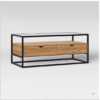 Mesa de Centro ADA de Madera con Tapa de Cristal