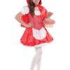 Disfraz Para Niña De Caperucita Roja -Talla: XL