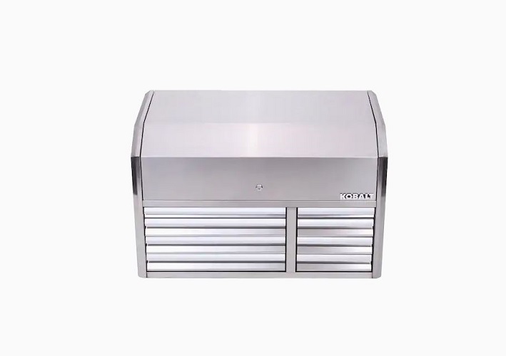Caja De Herramientas De Acero Inoxidable Con 8 Cajones de 41 x 26,1 Pulgadas - Marca Kobalt