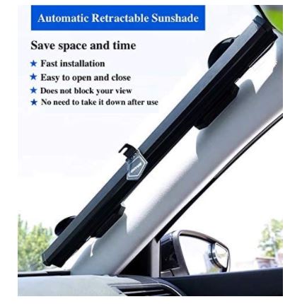 Parasol Retráctil Universal para para parabrisas de automóvil - Marca Le Remio - Imagen 2