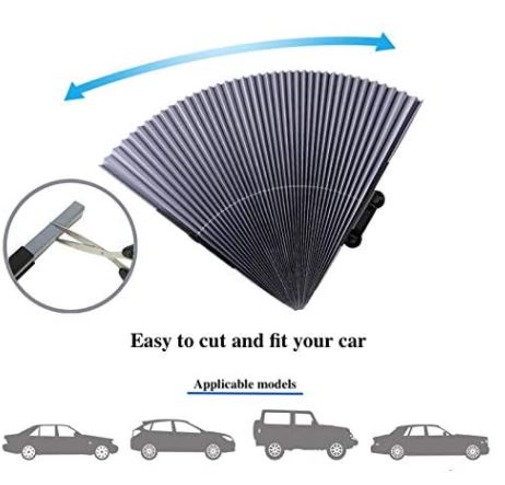 Parasol Retráctil Universal para para parabrisas de automóvil - Marca Le Remio - Imagen 3