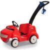 Carrito Little Tikes para niños color Rojo con Barra de mando