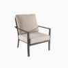 Juego De 2 Sillas De Metal Marrón Con Asiento Acolchado - Marca Style Selections