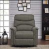 Sillon de tela Reclinable color Gris Marca Thomas Fabric