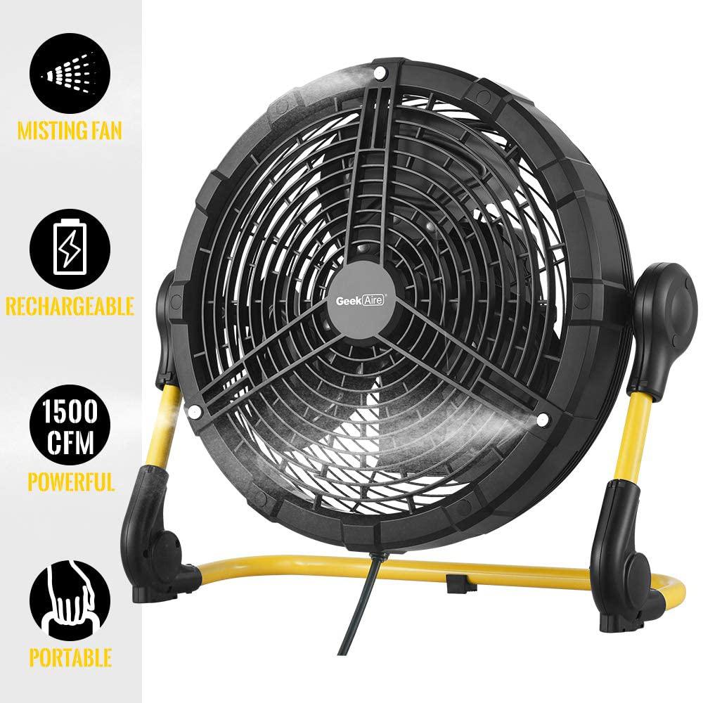Ventilador de piso inalámbrico de 12 pulgadas - Marca Geek Aire